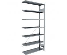 C+P Anbau-Ordner-Steckregal einseitig, b100xt30xh220cm