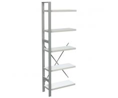 KERKMANN STATUS Magazin-Regal, 220cm hoch und 75cm breit
