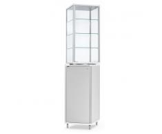 DRM Drehvitrine mit Unterschrank b41,7xt41,7xh182,1cm