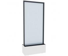 C+P Glas-Wasserwand auf Füßen, b100xt40xh232cm
