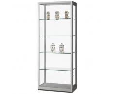 V8-800 Glasvitrine staubdicht, Türen seitlich b80xt40xh197,2cm