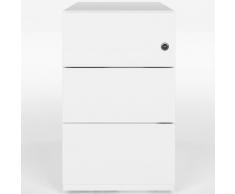 BISLEY NOTE Rollcontainer 80-100% Auszug, 3 Schubladen 15cm, 30cm breit, 56cm tief