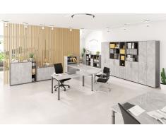 EXPRESS Y-Serie Büromöbel Set, 1 Arbeitsplatz, 700x600cm