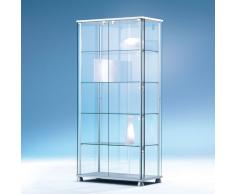 FORUM Glasvitrine mit Flügeltüren b83xt43xh176cm