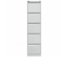 BISLEY ORIGINAL Hängeregisterschrank, 1bahnig, 5 Schubladen