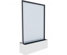 C+P Mobile Glas-Wasserwand, b120xt40xh198cm