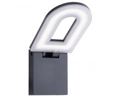 85399 LED-Aussenleuchte, Dunkelgrau, Aluminiumguss