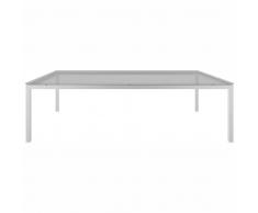 CONCERTO Loungetisch mit 4-Fuß-Gestell, Tischplatte aus Glas, b130xt75xh38cm