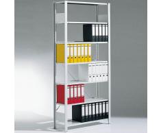 C+P Grund-Ordner-Steckregal einseitig, b100xt30xh220cm