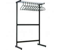 C+P Standgarderobe mit Hutablage und 10 Kleiderbügeln, b100xt55xh170cm