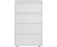 BISLEY LATERAL FILE Hängeregisterschrank mit 4 HR-Schubladen, 80cm breit