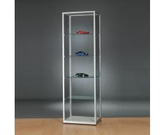 WMS Glasvitrine mit Flügeltür b60xt40xh198,4cm