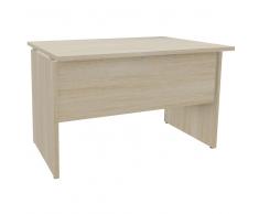 TREND PUR Schreibtisch mit Wangengestell, rechteckig, 120x80cm