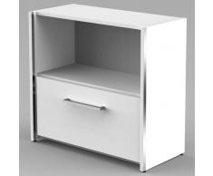 AVETO Sideboard mit 1 Hängeregisterschublade 2-OH, 80cm breit