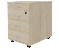 TREND PUR und PLUS 4er Rollcontainer, 56cm tief