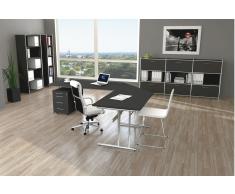 ARTLINE Büromöbel Set, 1 Arbeitsplatz 450x400