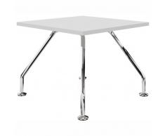 MODY Loungetisch mit 4-Fuß-Gestell aus Stahl, Tischplatte aus Holz