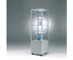 BETA-M Standvitrine mit Flügeltür b52,5xt52,5xh184,5cm