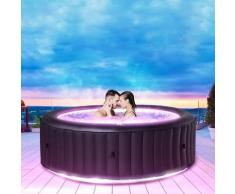 6 Personen led Whirlpool aufblasbar Mspa aurora Outdoor Garten Massage Pool 2022