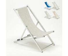 Strandstuhl Meer Swimmingpool Aluminium Riccione | Grau