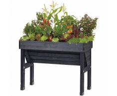 VEGTRUG Small Hochbeet, FSC-Zedernholz, 104x78x80cm, inkl. Pflanzvlies Charcoal
