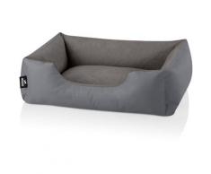 ® Hundebett ZARA, Hundesofa aus Cordura, Microfaser-Velours, waschbares Hundebett mit Rand,