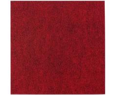 Teppichfliesen selbstklebend 40 x 40cm ab 7,50€/m² Bodenbelag 8m² - Rot