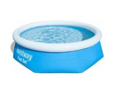 Bestway Pool Fast Set 244 x 66 cm Garten Swimmingpool - Blau