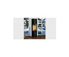 Kaminofen PALENA POWERBLOC Compact 5 kW Ofen Kamin Holz Stahl/Schwarz mit PowerBloc - Olsberg