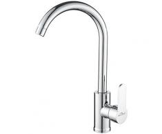 Auralum - Wasserhahn Küche 360° drehbar Armatur Küche Edelstahl Küchenarmatur Spültischarmatur