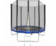 Tectake - Trampolin Garfunky - Fitness Trampolin, Gartentrampolin, Kindertrampolin - 244 cm