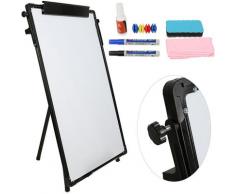 Dyhf - Whiteboard Flipcharts mit Dreibein Ständer Magnettafel magnetische höhenverstellbar 60x90cm