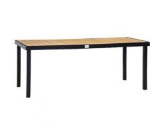 Outsunny - Gartentisch für 8 Personen, 190L x 90B x 74H cm Aluminium