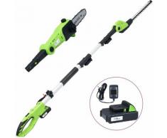 2-in-1 Teleskop-Heckenschere & Astkettensäge Akkupack 1500 mAh