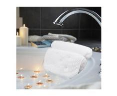 Badewannenkissen, Luxus Badekissen & Spa-Kissen mit 4D-Air-Mesh-Technologie+7 Saugnäpfen