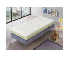 Dormalit - kindermatratze 100x200 - Hohe 18 cm nuka visco -Viskoelastisch, antibakteriell und