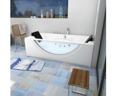 Whirlpool Pool Badewanne Eckwanne Wanne A1821N-C-ALL 180x90cm Reinigungsfunktion -16040- mit Radio