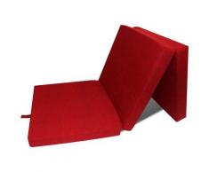 Klappmatratze 190x70x9cm Rot