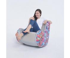 aufblasbarer Lounge Sessel 94x76x76 cm Luftsessel im Grafitti Design