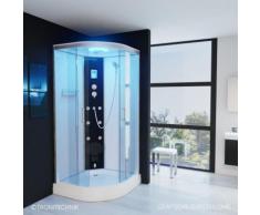 TroniTechnik Dampfdusche Dusche Fertigdusche Duschkabine Dampfsauna Eckdusche Komplettdusche