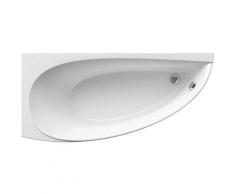 Avocado Platzsparende Eckbadewanne, Linksausrichtung 150 x 75 cm in Acryl, Weiß (CT01000000) - Ravak