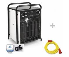 Trotec Elektroheizer TDS 75 + Profi-Verlängerungskabel 20 m / 400 V / 6 mm²