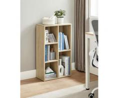 Songmics - VASAGLE Bücherregal, Standregal, mit 5 Fächern, für Wohnzimmer, Arbeitszimmer,
