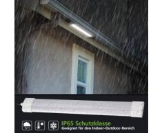 Tonffi - Ultraslim LED Feuchtraumleuchte Deckenleuchte Wannenleuchte Wasserdicht IP65 (10 Stück,