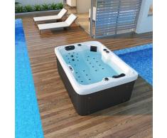 Tronitechnik - ® Outdoor Whirlpool LEVANZO inkl. Heizung, Hydromassage, Bluetooth und Farblicht