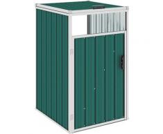 Mülltonnenbox Grün 72×81×121 cm Stahl - Youthup