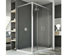 Replay Duo 2 Türen Duschkabine 170x90 CM H185 Strukturglas