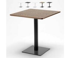 Ahd Amazing Home Design - Rechteckig Bartisch 70x70 Zentraler Fuß für Bars Restaurants Hotels