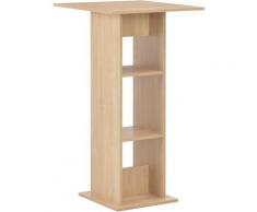 Bartisch Eichenbraun 60 x 60 x 110 cm