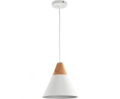 Stoex - Hängelampe aus Holz Moderne Retro-Pendelleuchte Höhenverstellbare Pendelleuchte